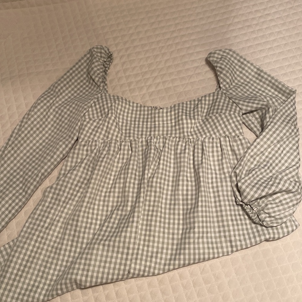 Gingham Blouse